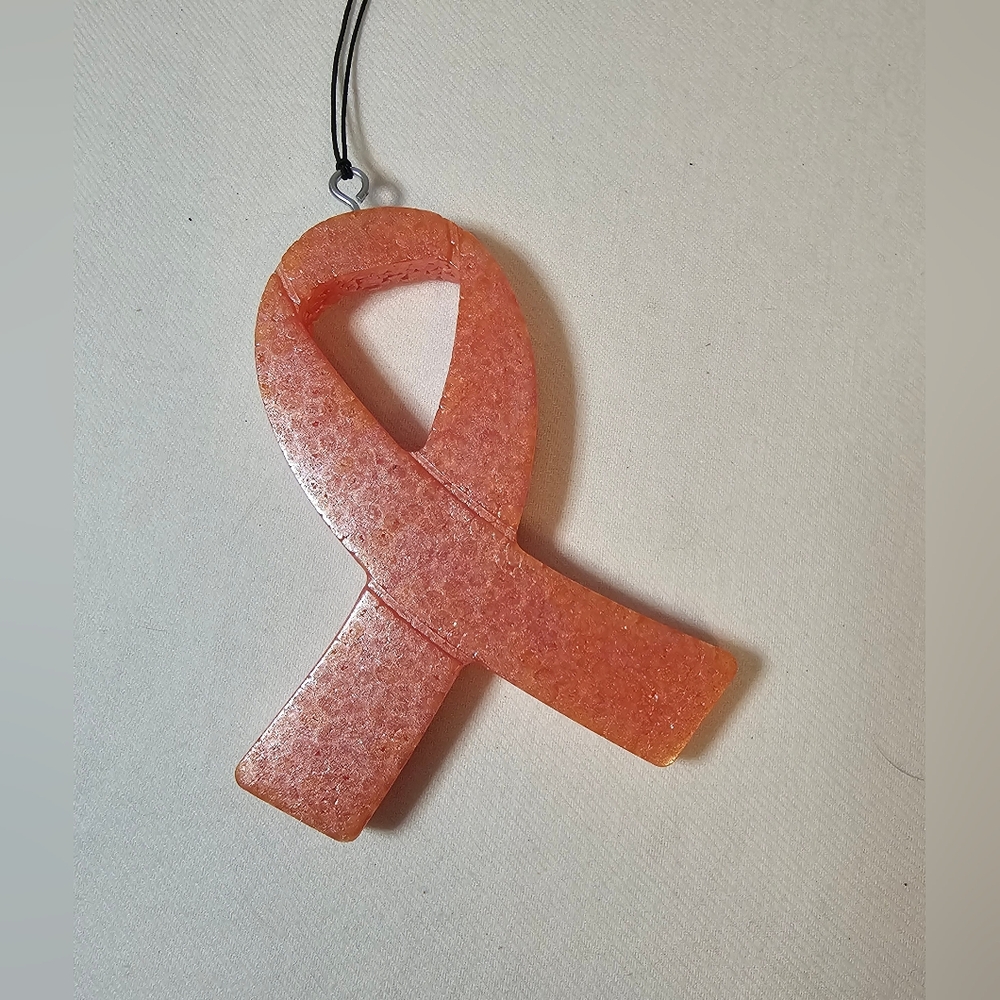 Cancer Ribbon Freshie Handmade - Picture 2 of 11